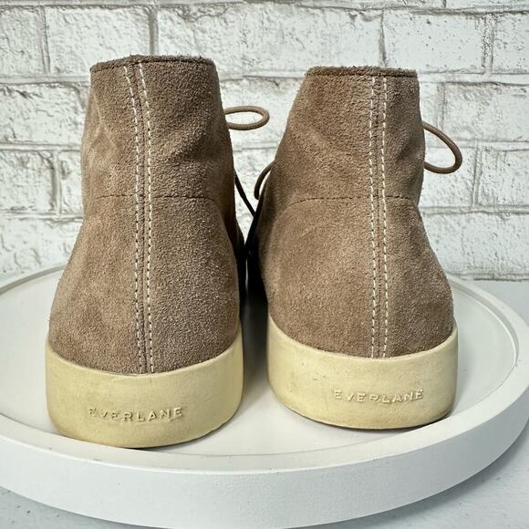 Everlane Desert Boot Pebble Suede Leather Lace Up Shoes Brown 10 main image 12